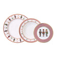 Servizio piatti Schiaccianoci Easy Life in porcellana decorata 18 pezzi