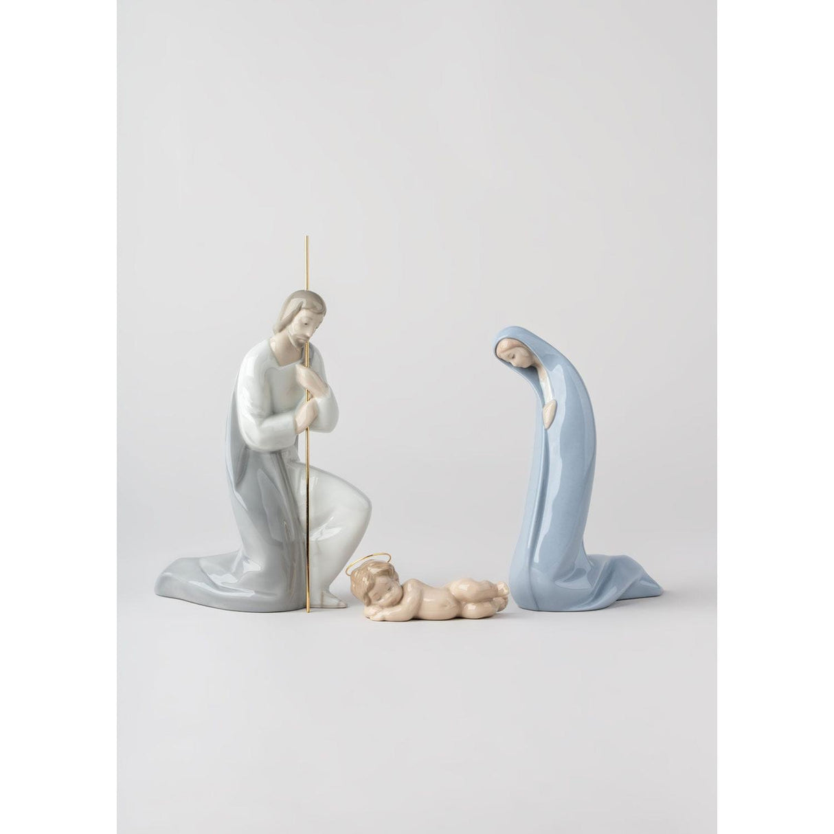 LLADRO' Figure Statue Porcelain Figurine Nativity Madonna Christmas 18cm 01004534