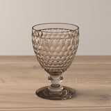 VILLEROY & BOCH Boston Coloured 4 Pezzi Bicchiere Calice Vino Rosso Grigio 200ml Cristallo