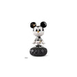 Scultura Topolino Lladrò in porcellana decorata bianco e nero 31x17 cm