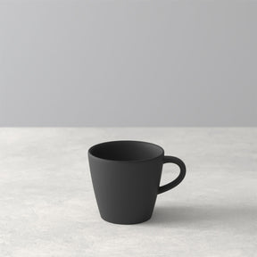 Tazzina caffè Manufacture Rock Villeroy & Boch porcellana nera opaca