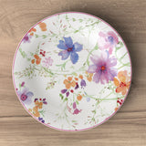 Piatto colazione Villeroy & Boch in porcellana con decoro floreale 21 cm