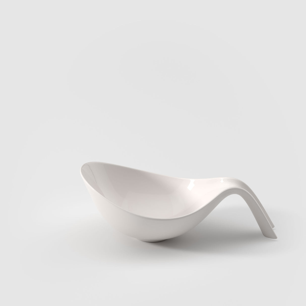Insalatiera con manico Villeroy & Boch in porcellana bianca 1,4 litri