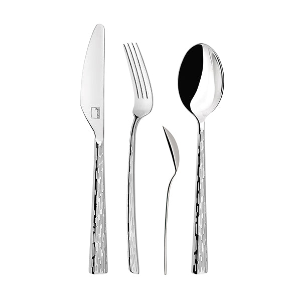 Set posate Rain Giannini in alluminio spessore 2,5 mm 24 pezzi