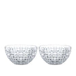 Set 2 ciotole Bossa Nova Nachtmann in cristallo con motivo intrecciato 15 cm