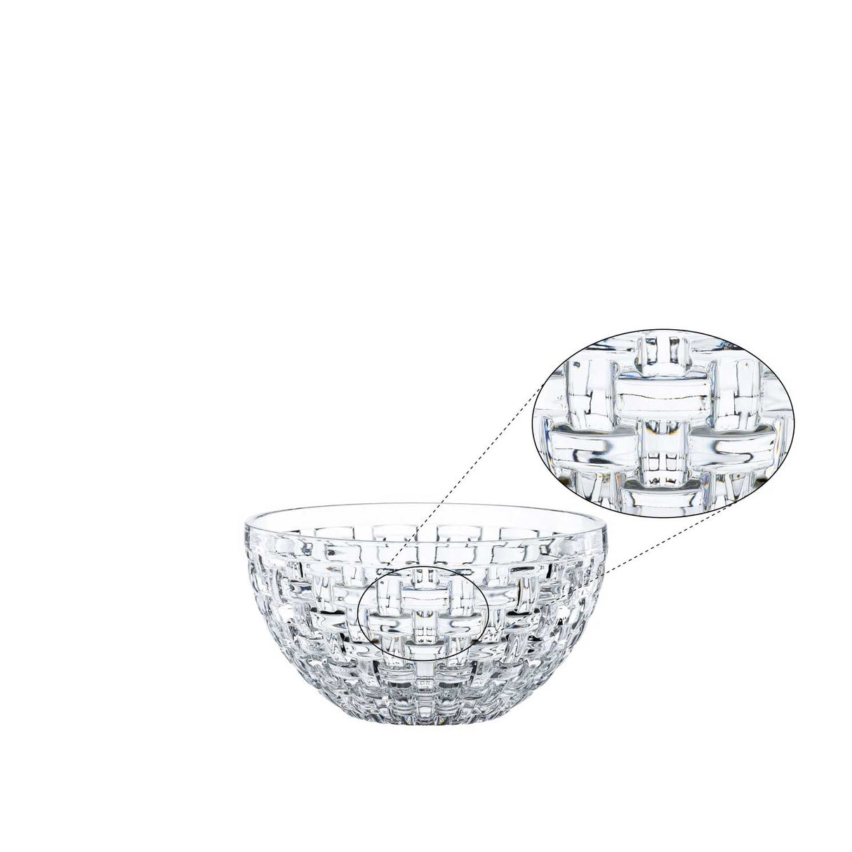 NACHTMANN - Set 2 Pieces Bossa Nova Cup Bowl 15cm Crystal 102253