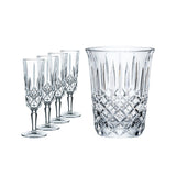 Set flute champagne Nachtmann in cristallo serie Noblesse 5 pezzi