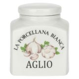 Barattolo Aglio La Porcellana Bianca in porcellana bianca 0,5L 11 cm