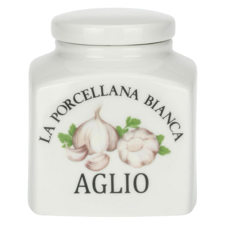 Barattolo Aglio La Porcellana Bianca in porcellana bianca 0,5L 11 cm