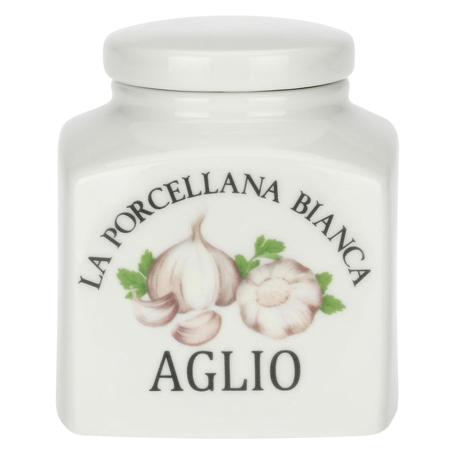 Barattolo Aglio La Porcellana Bianca in porcellana bianca 0,5L 11 cm