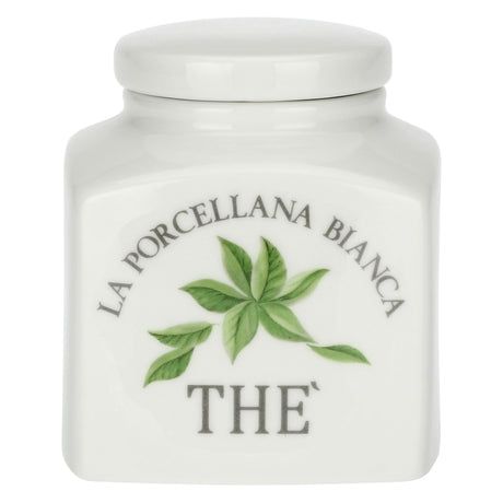 Barattolo tè La Porcellana Bianca in porcellana bianca 500 ml
