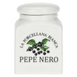 Barattolo Pepe Nero La Porcellana Bianca in porcellana decorata 175ml