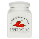 Barattolo Peperoncino La Porcellana Bianca in porcellana 6x6 cm