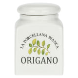 Barattolo origano La Porcellana Bianca in porcellana 6,5x6 cm