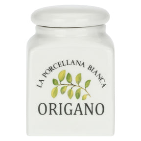 Barattolo origano La Porcellana Bianca in porcellana 6,5x6 cm