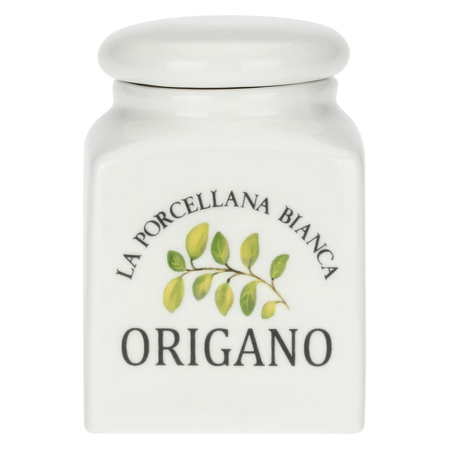Barattolo origano La Porcellana Bianca in porcellana 6,5x6 cm