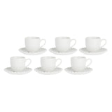 Set 6 tazze caffè Momenti La Porcellana Bianca in porcellana bianca 85ml