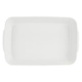 LA PORCELLANA BIANCA Anghiari Teglia Rettangolare Stondata 35x22cm Porcellana