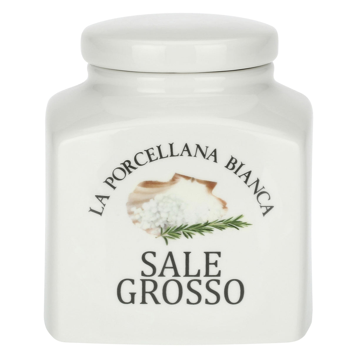 Barattolo Sale Grosso La Porcellana Bianca in porcellana 1,1 litri