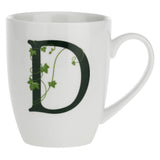 Tazza Mug Lettera D La Porcellana Bianca in porcellana bianca 380 ml