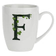 Tazza mug lettera F La Porcellana Bianca in porcellana 380ml