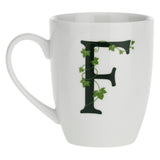 LA PORCELLANA BIANCA - Atupertu Tazza Mug Lettera "F" 380ml
