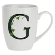 Tazza mug lettera G La Porcellana Bianca in porcellana bianca 380 ml