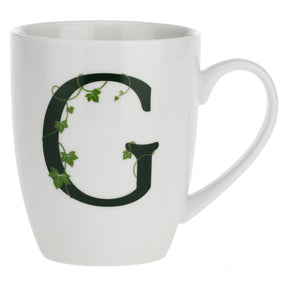 Tazza mug lettera G La Porcellana Bianca in porcellana bianca 380 ml