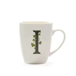 Tazza Mug lettera I La Porcellana Bianca in porcellana 380ml