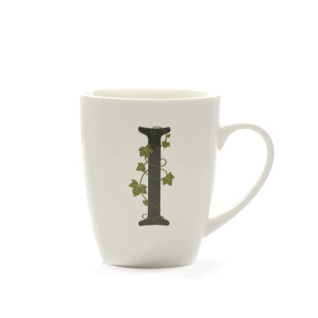Tazza Mug lettera I La Porcellana Bianca in porcellana 380ml