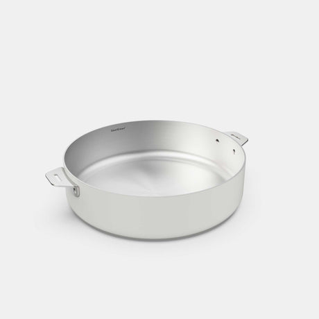 Padella alta La Meravigliosa Cookut in acciaio inox bianco 28 cm