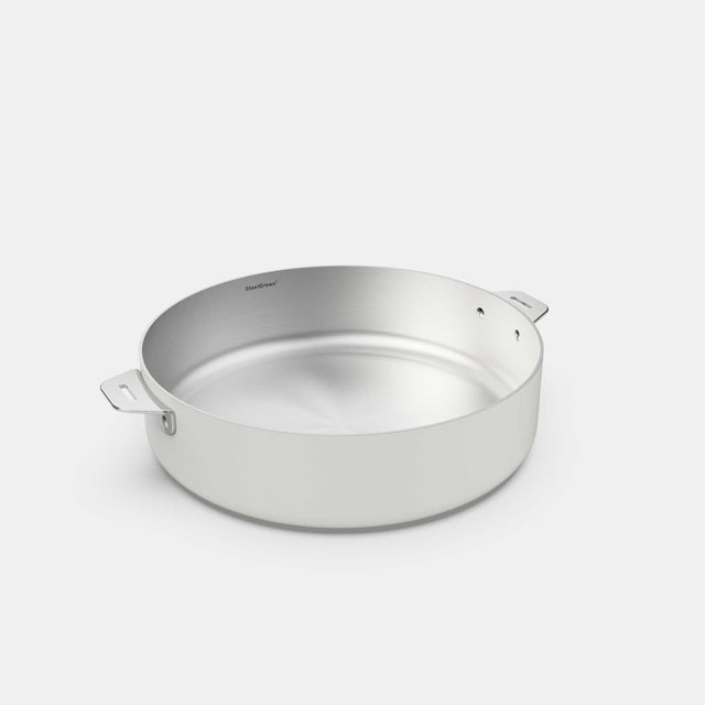 Padella alta La Meravigliosa Cookut in acciaio inox bianco 28 cm
