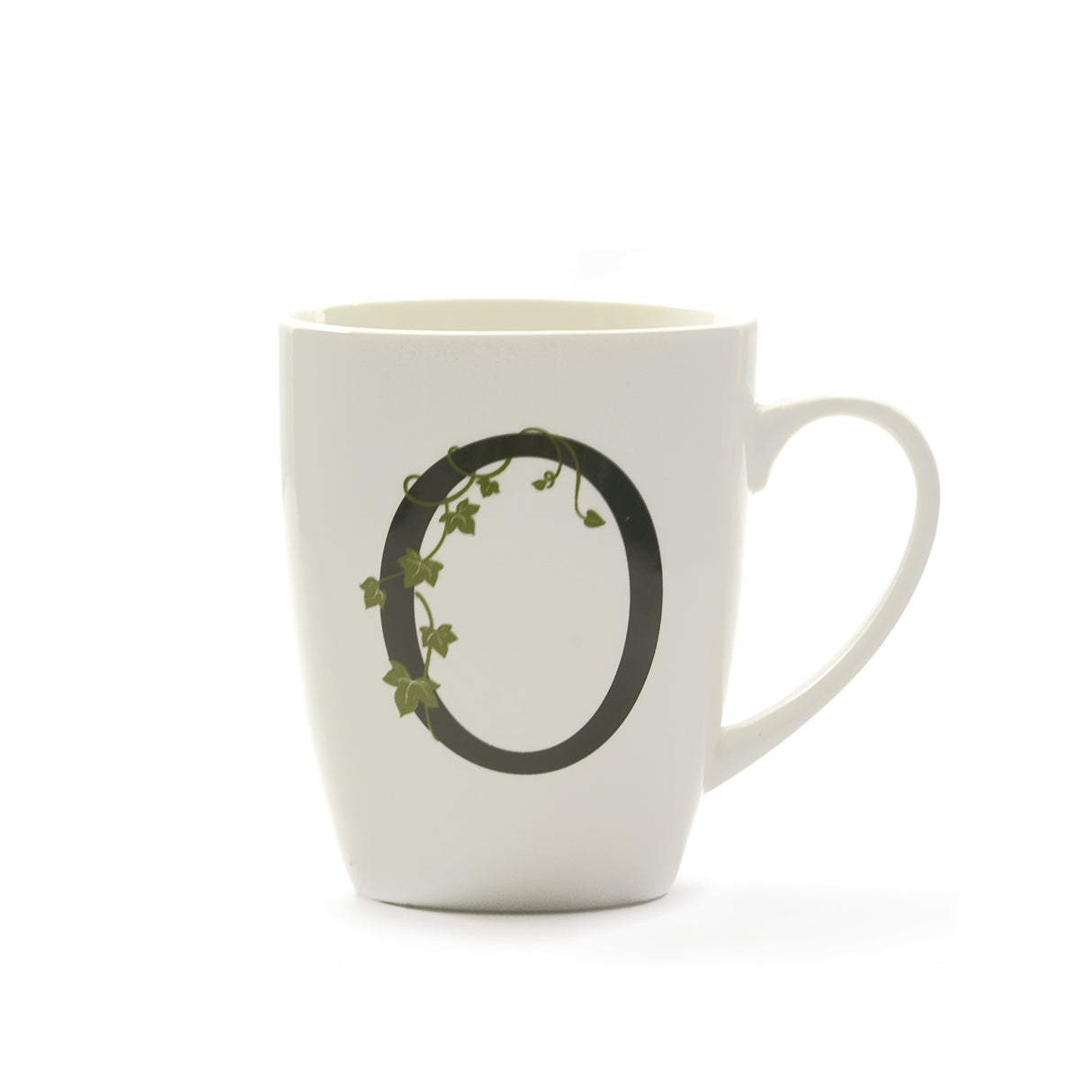 Tazza mug lettera O La Porcellana Bianca in porcellana bianca 380 ml