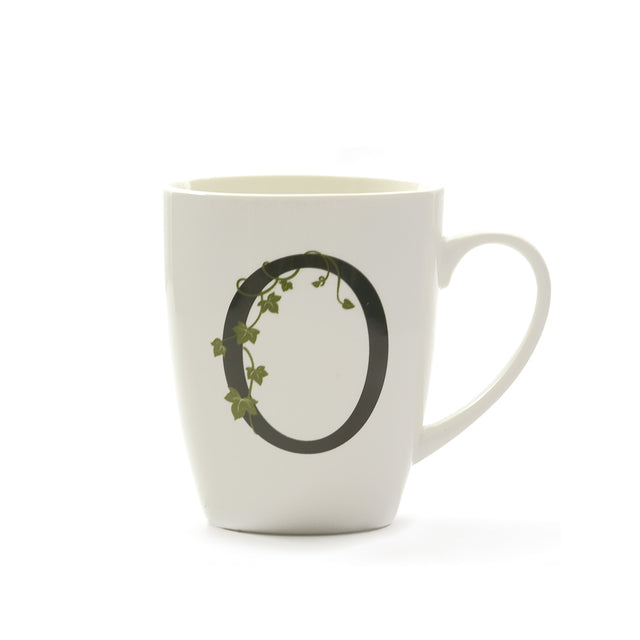 Tazza mug lettera O La Porcellana Bianca in porcellana bianca 380 ml