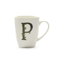 Tazza Mug lettera P La Porcellana Bianca in porcellana bianca 380 ml