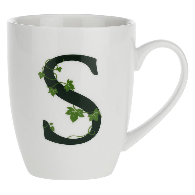 Tazza Mug Lettera S La Porcellana Bianca in porcellana bianca 380 ml