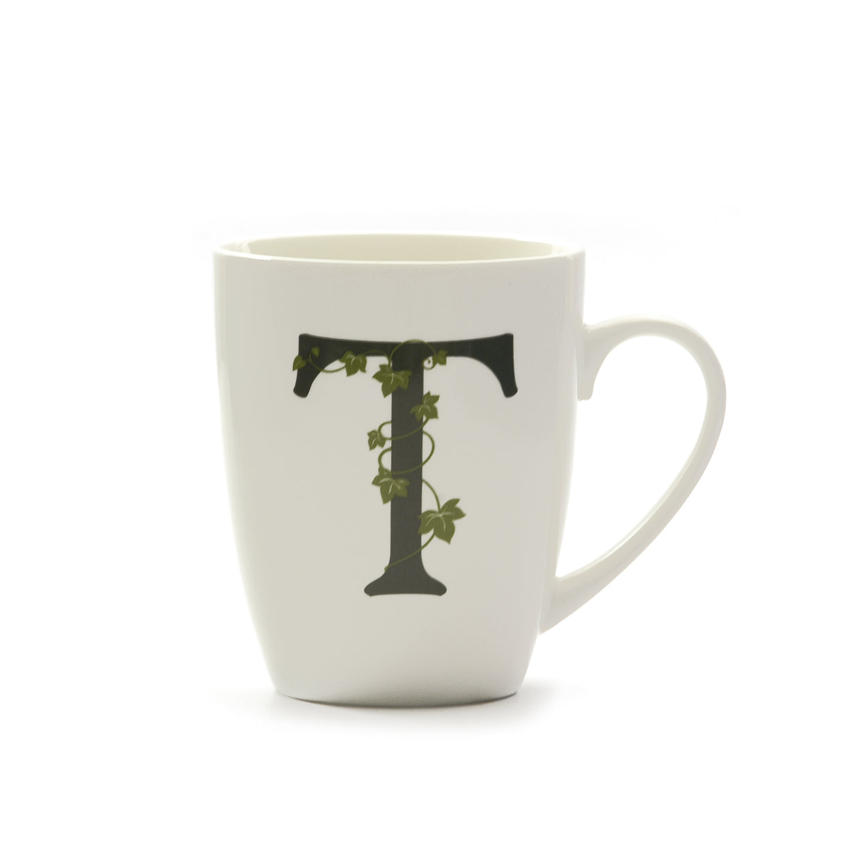 Tazza Mug Lettera T La Porcellana Bianca in porcellana bianca 380ml