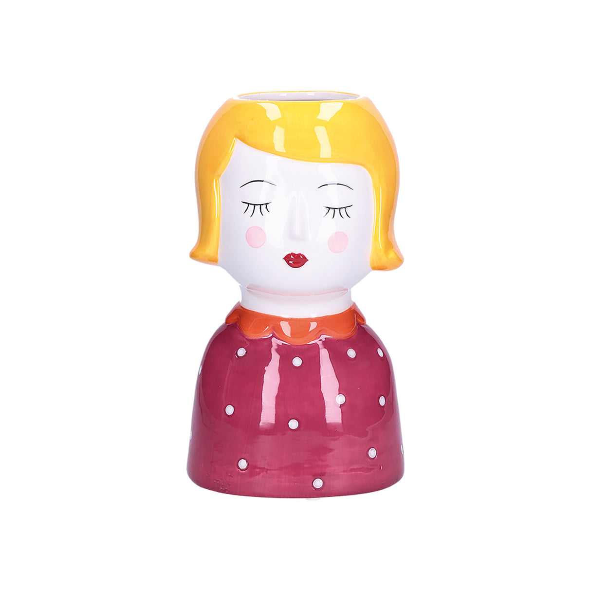 Portavaso LeSignorineGi Rituali Domestici in ceramica 22 cm