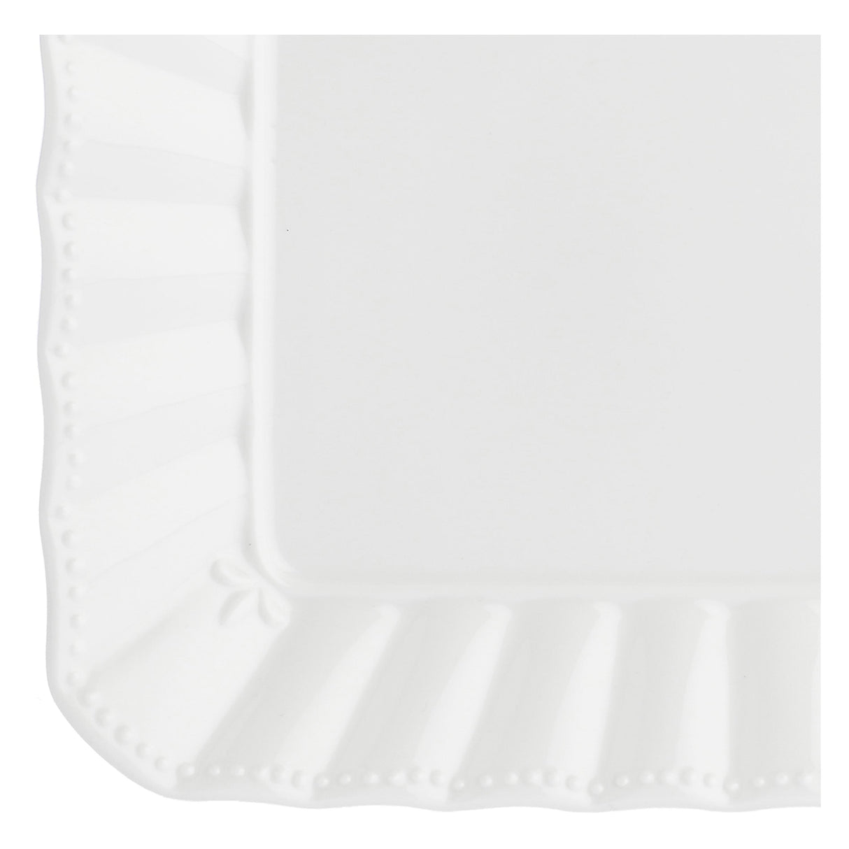 LA PORCELLANA BIANCA Ducale Vassoio Rettangolare 35x26cm Bianco Porcellana