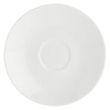 LA PORCELLANA BIANCA Essenziale Tazza Colazione Cappuccino con Piattino 350ml Bianco