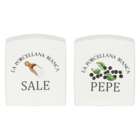 Set sale e pepe La Porcellana Bianca in porcellana bianca 6,5 cm