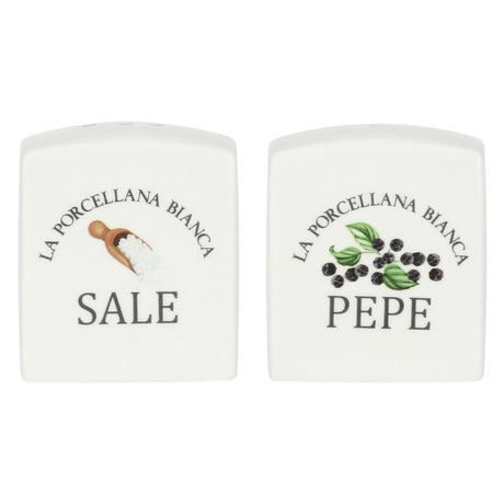 Set sale e pepe La Porcellana Bianca in porcellana bianca 6,5 cm