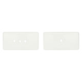 LA PORCELLANA BIANCA Conserva Sale e Pepe Deco 6,5cm Bianco Porcellana