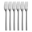 Set 6 forchette dessert WMF in acciaio inox Cromargan lucido 16 cm