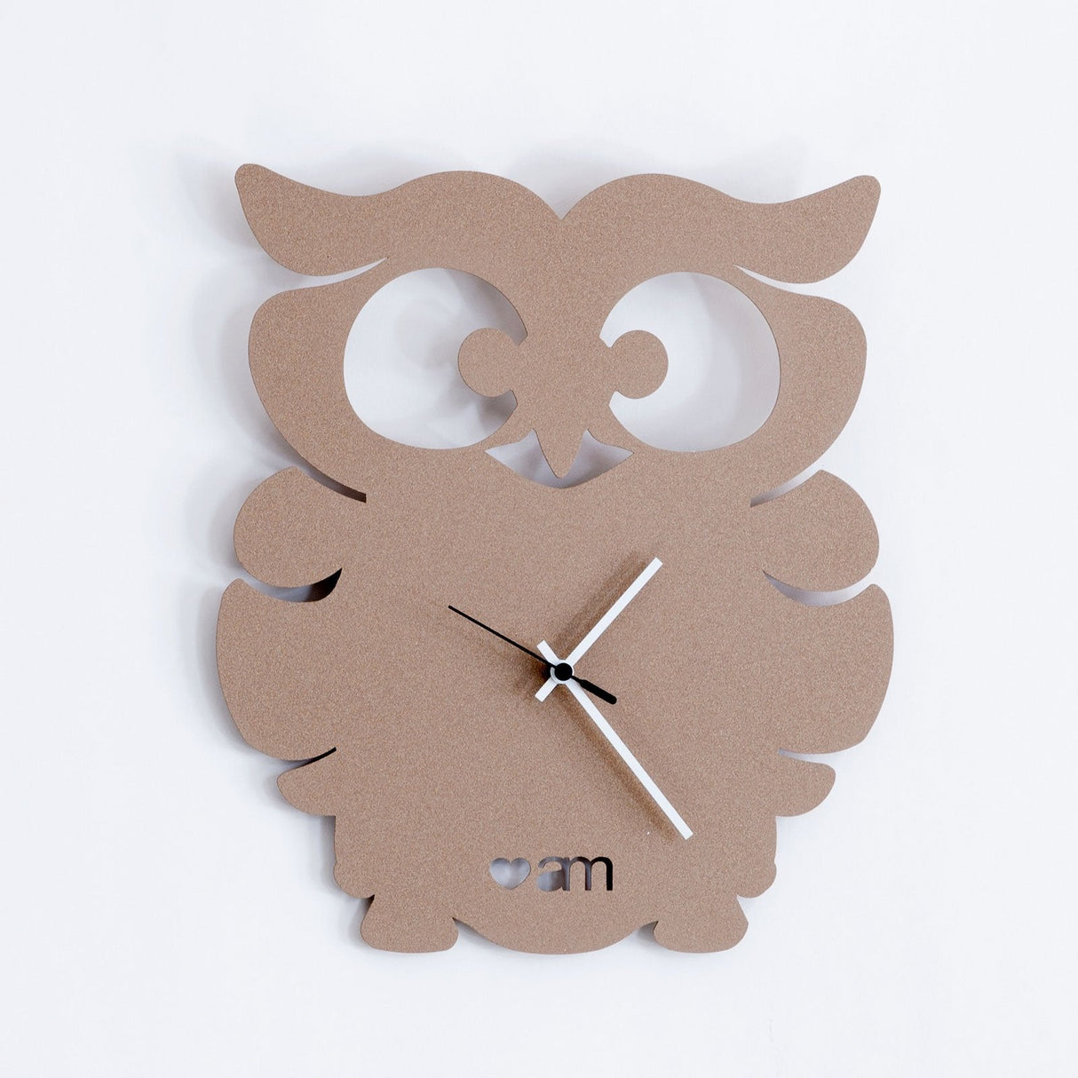 Orologio da parete Gufino Arti e Mestieri in metallo beige sagomato
