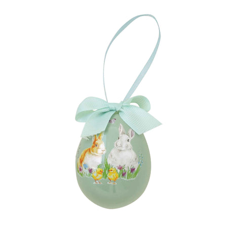 Ovetto di Pasqua Easy Life in ceramica decorata 6,5 cm