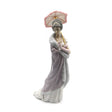 Statuina Damina Milanese Lladrò in porcellana brillante 26 cm