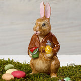 VILLEROY &amp; BOCH - Bunny Tales Grandpa Hans Rabbit Figure 14.5cm Easter Decoration