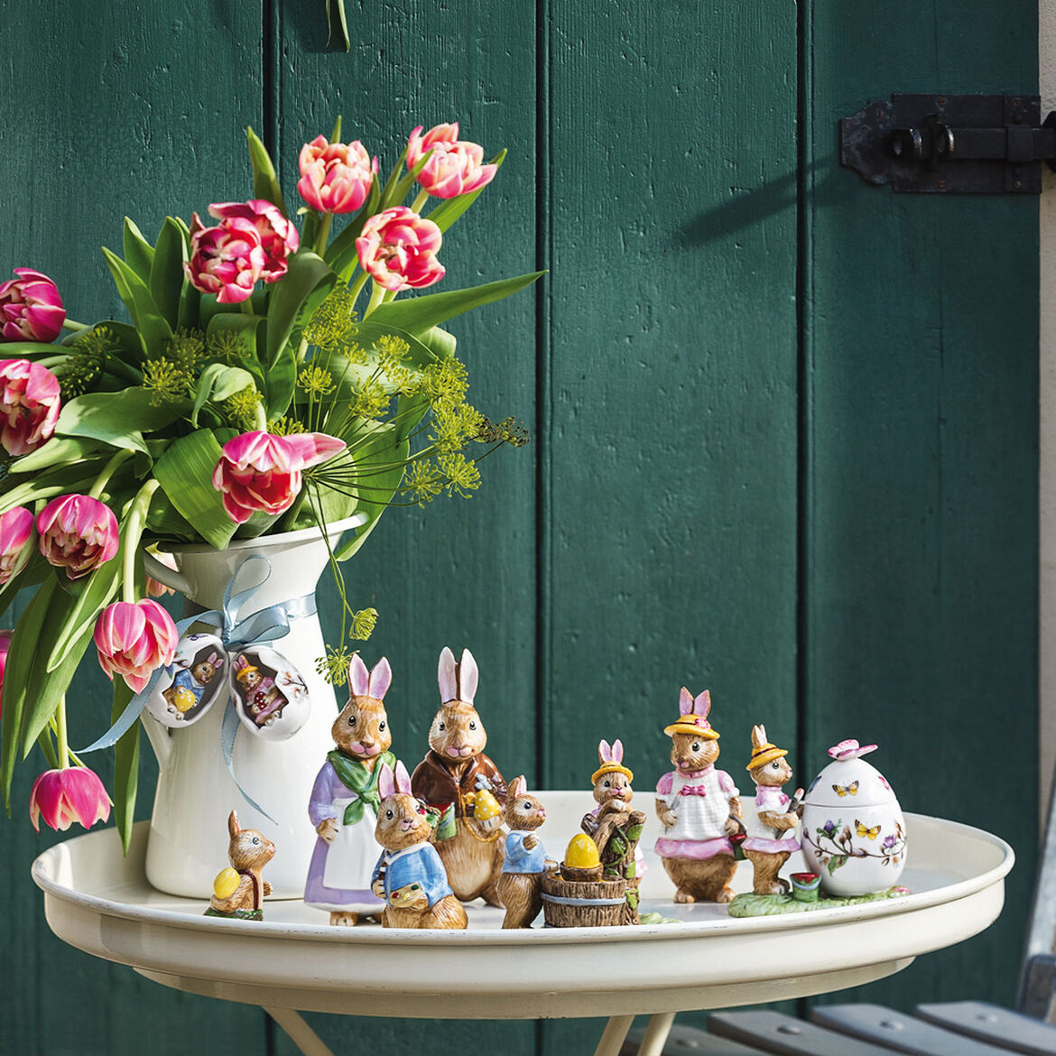 VILLEROY &amp; BOCH - Bunny Tales Grandpa Hans Rabbit Figure 14.5cm Easter Decoration