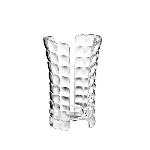 Portabicchieri Tiffany Guzzini in plastica trasparente 18 cm